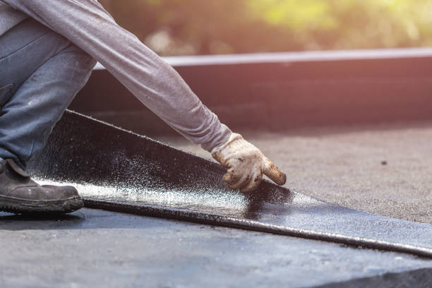 Professional Vapor Barrier Installation technician working in Cedar Grove, WI
